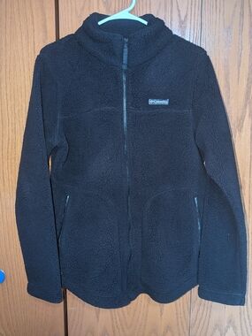 Columbia Black Sherpa Full-Zip Jacket